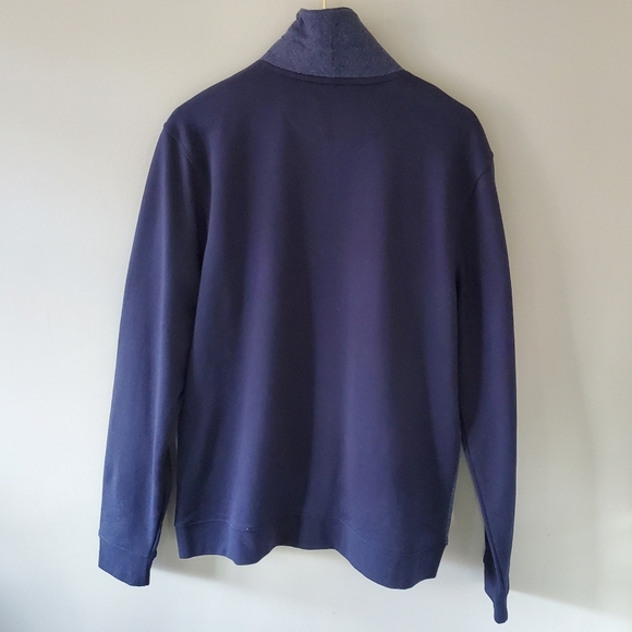 Ike Behar L Old Money Ivy League Academia Cabincore Shawl Collared Cardigan - Picture 10 of 13